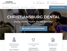 Tablet Screenshot of nrvdentist.com